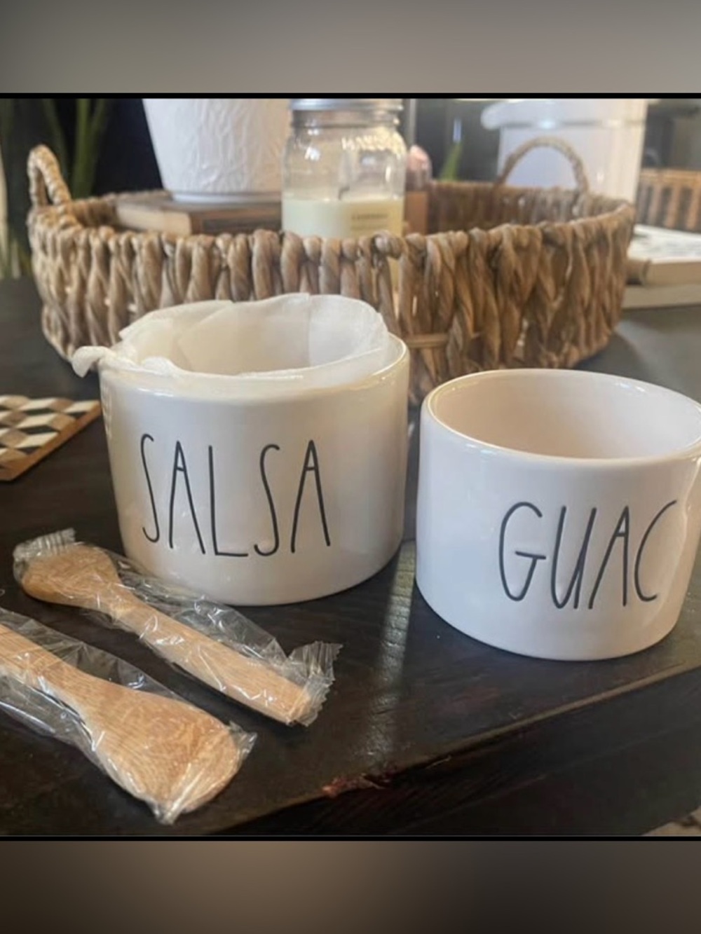 Rae Dunn Salsa and Guac Set